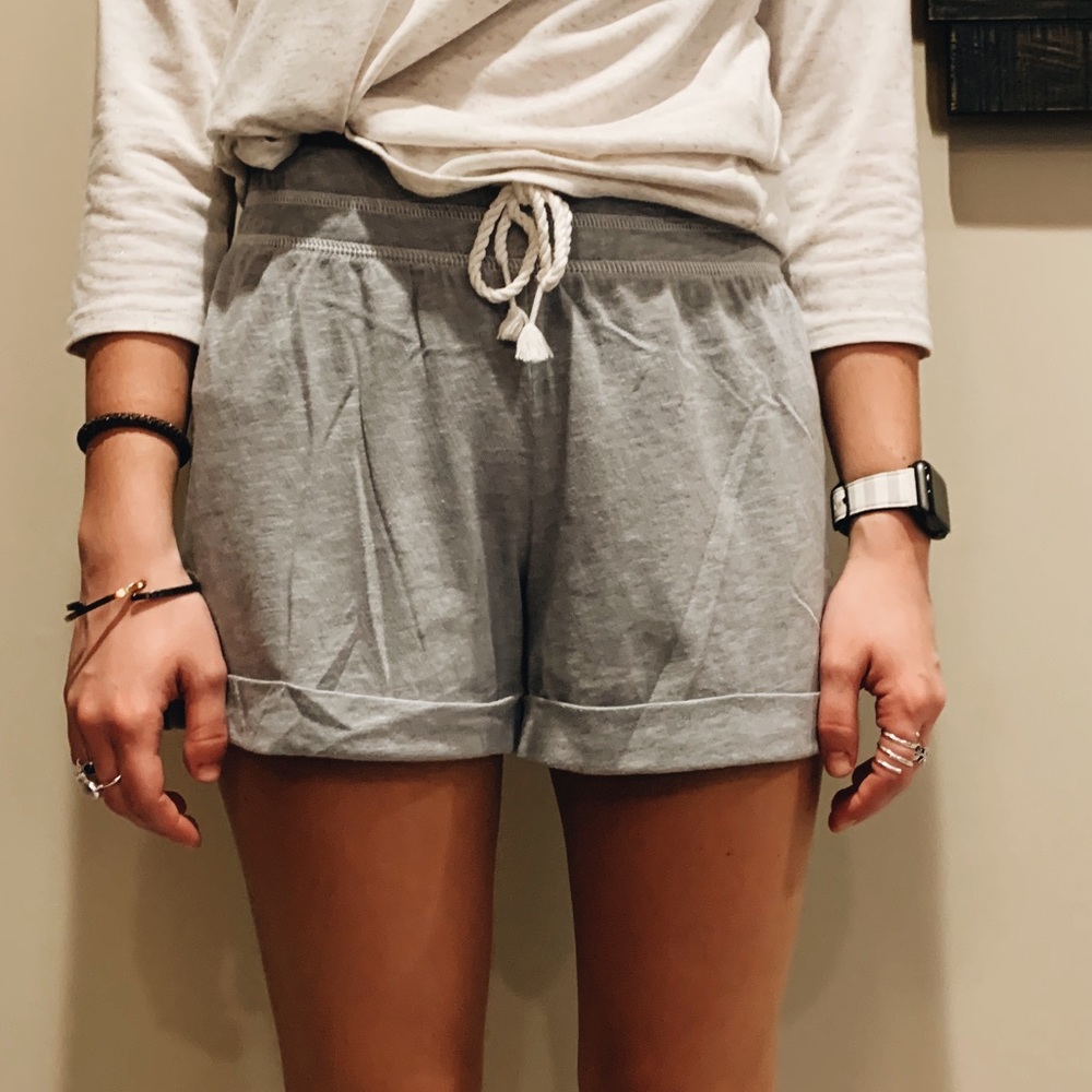 Gray casual shorts